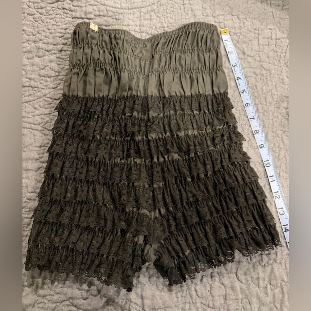 Vintage Malco Modes gathered N29 S Women's Panties petti pants black